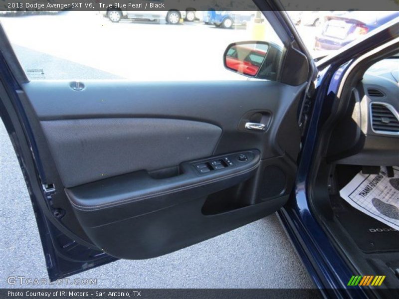 True Blue Pearl / Black 2013 Dodge Avenger SXT V6