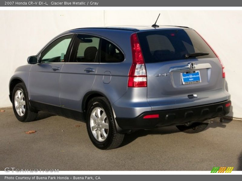 Glacier Blue Metallic / Gray 2007 Honda CR-V EX-L