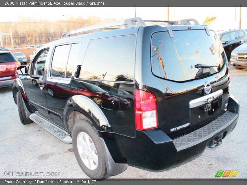 Super Black / Graphite 2008 Nissan Pathfinder SE 4x4