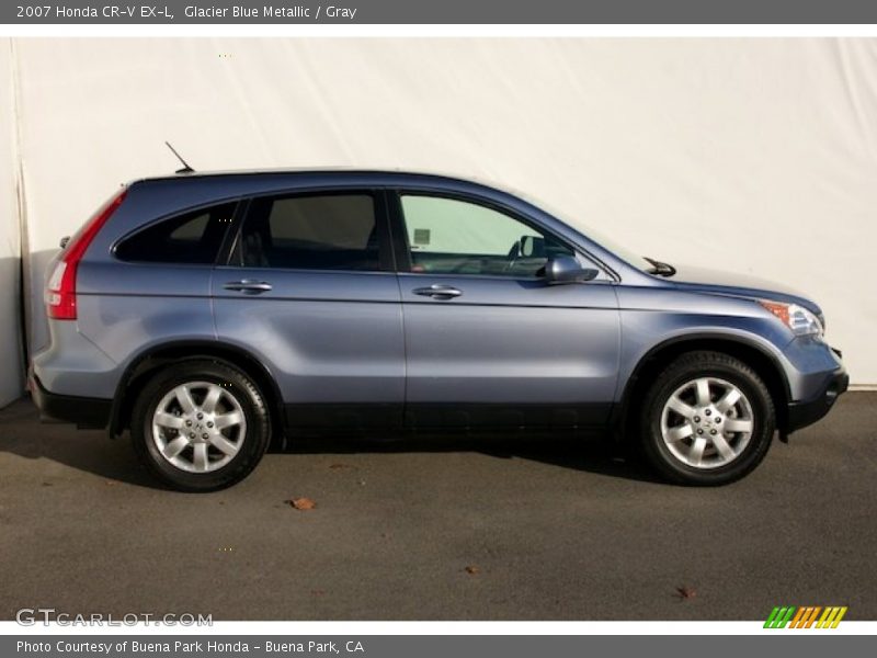 Glacier Blue Metallic / Gray 2007 Honda CR-V EX-L