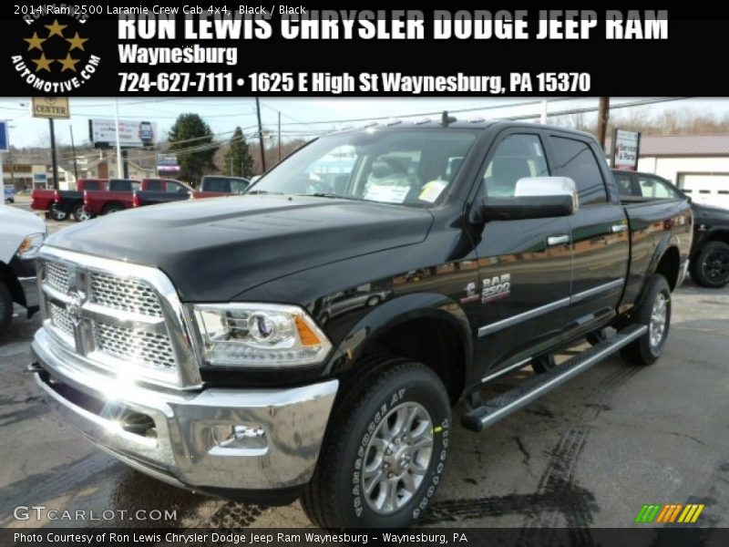 Black / Black 2014 Ram 2500 Laramie Crew Cab 4x4