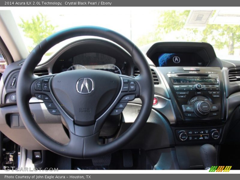 Crystal Black Pearl / Ebony 2014 Acura ILX 2.0L Technology