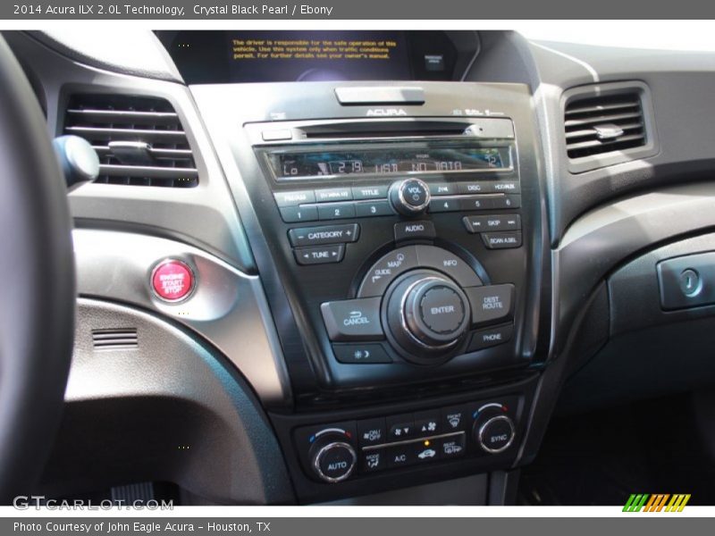 Crystal Black Pearl / Ebony 2014 Acura ILX 2.0L Technology
