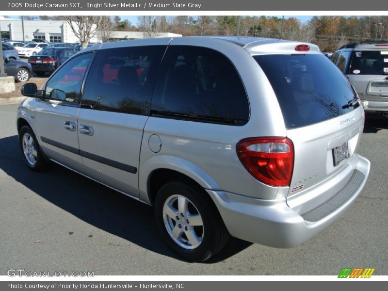 Bright Silver Metallic / Medium Slate Gray 2005 Dodge Caravan SXT