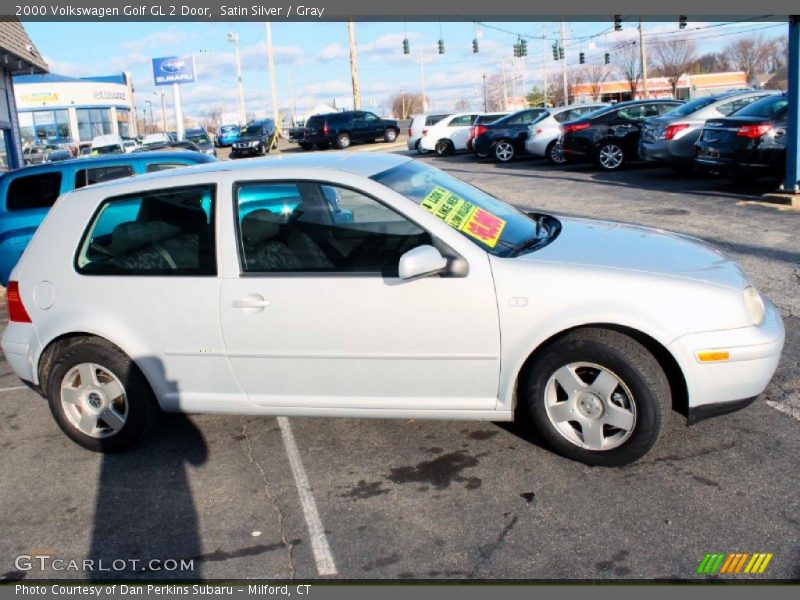 Satin Silver / Gray 2000 Volkswagen Golf GL 2 Door