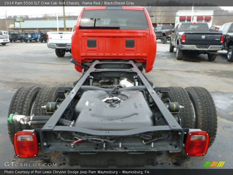 Flame Red / Black/Diesel Gray 2014 Ram 5500 SLT Crew Cab 4x4 Chassis