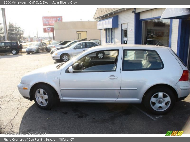 Satin Silver / Gray 2000 Volkswagen Golf GL 2 Door