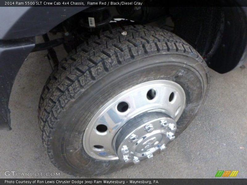 Flame Red / Black/Diesel Gray 2014 Ram 5500 SLT Crew Cab 4x4 Chassis