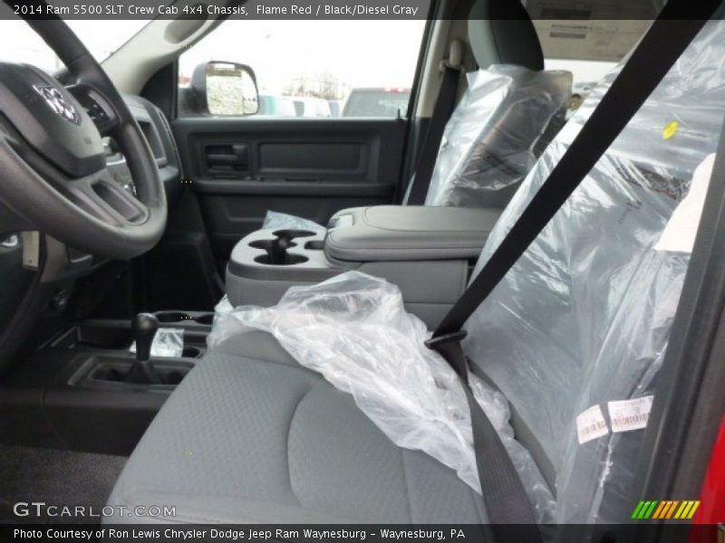 Flame Red / Black/Diesel Gray 2014 Ram 5500 SLT Crew Cab 4x4 Chassis