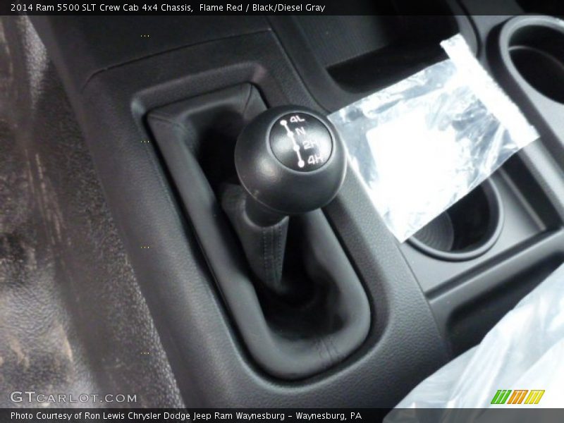 Flame Red / Black/Diesel Gray 2014 Ram 5500 SLT Crew Cab 4x4 Chassis