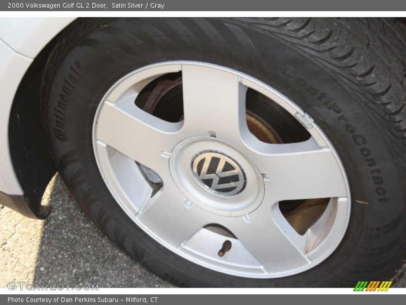 Satin Silver / Gray 2000 Volkswagen Golf GL 2 Door