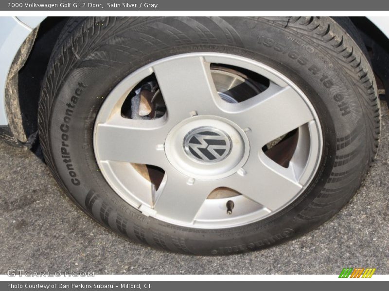 Satin Silver / Gray 2000 Volkswagen Golf GL 2 Door
