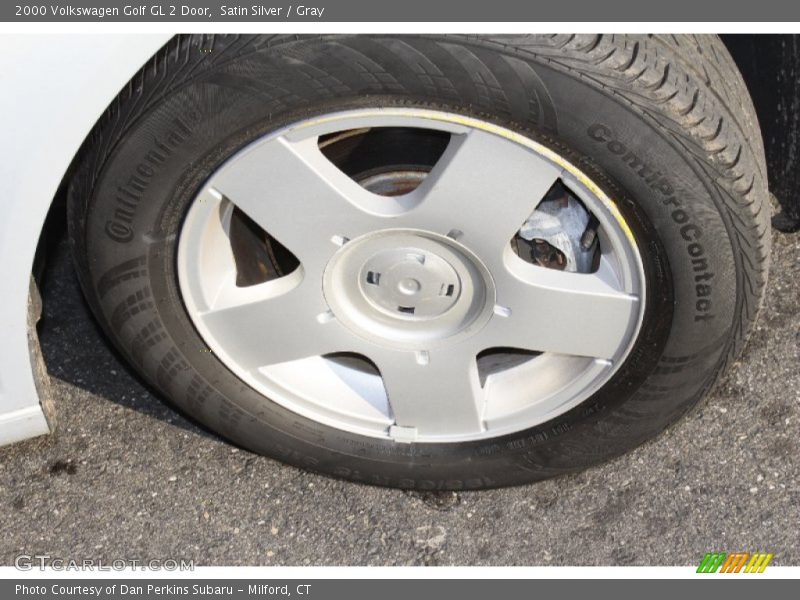 Satin Silver / Gray 2000 Volkswagen Golf GL 2 Door