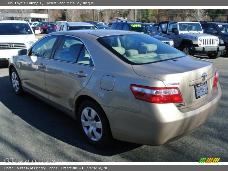 Desert Sand Metallic / Bisque 2009 Toyota Camry LE