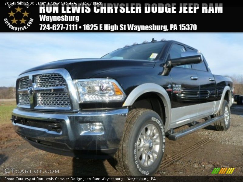 Black / Black 2014 Ram 2500 Laramie Crew Cab 4x4