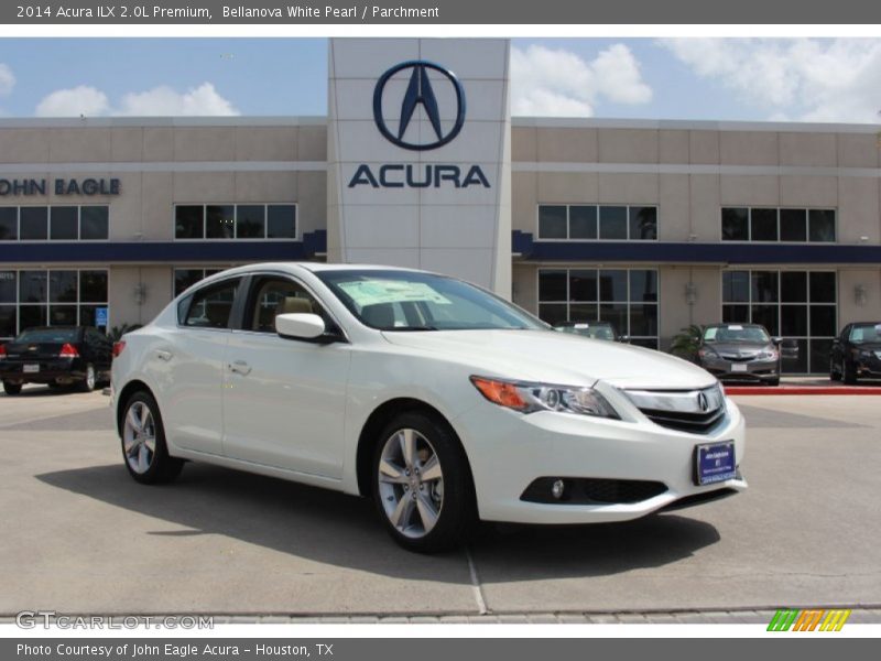 Bellanova White Pearl / Parchment 2014 Acura ILX 2.0L Premium