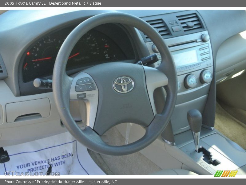 Desert Sand Metallic / Bisque 2009 Toyota Camry LE