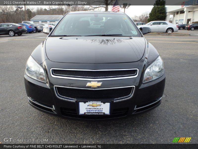 Black Granite Metallic / Ebony 2011 Chevrolet Malibu LT