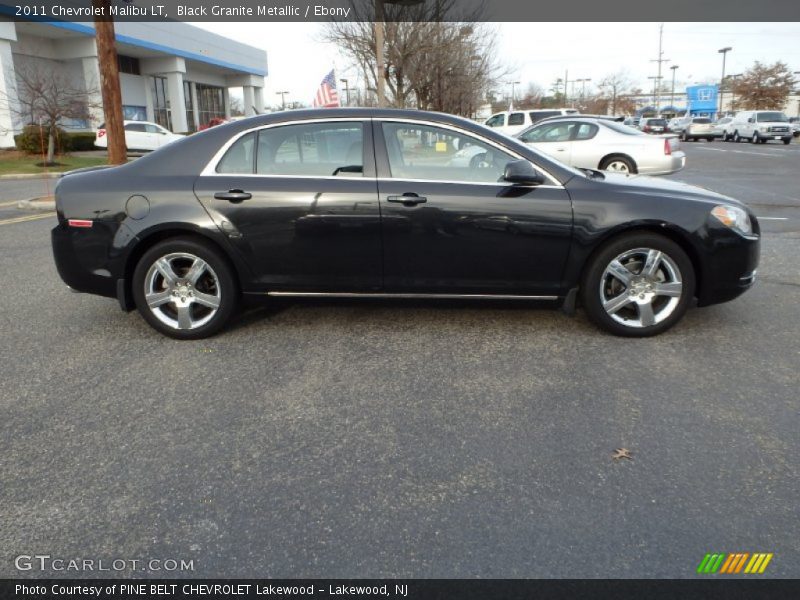 Black Granite Metallic / Ebony 2011 Chevrolet Malibu LT