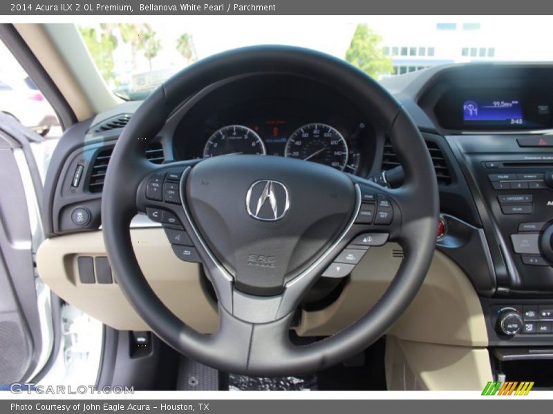 Bellanova White Pearl / Parchment 2014 Acura ILX 2.0L Premium