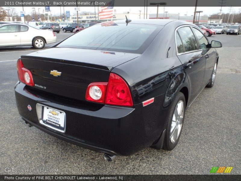 Black Granite Metallic / Ebony 2011 Chevrolet Malibu LT