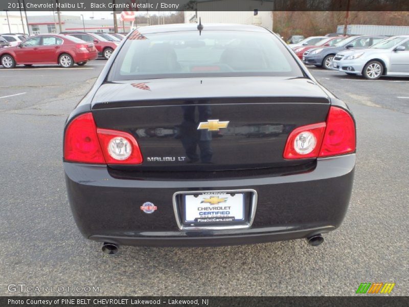 Black Granite Metallic / Ebony 2011 Chevrolet Malibu LT