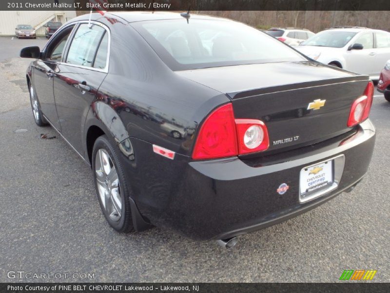 Black Granite Metallic / Ebony 2011 Chevrolet Malibu LT
