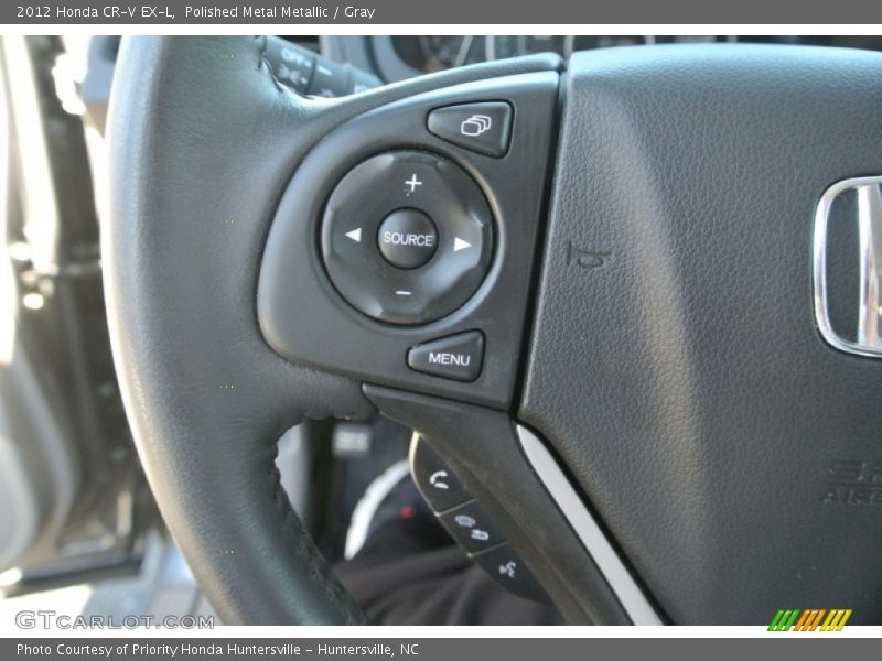 Polished Metal Metallic / Gray 2012 Honda CR-V EX-L