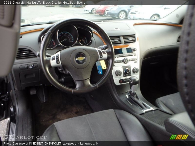 Black Granite Metallic / Ebony 2011 Chevrolet Malibu LT
