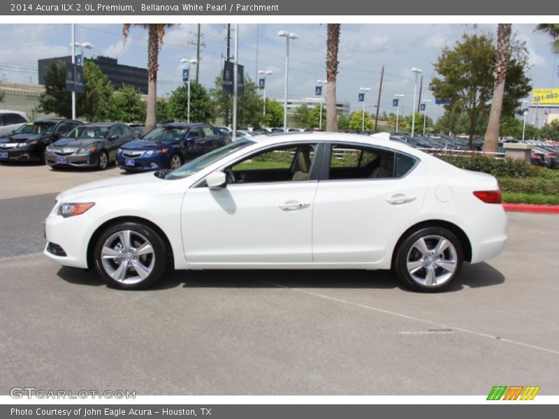 Bellanova White Pearl / Parchment 2014 Acura ILX 2.0L Premium