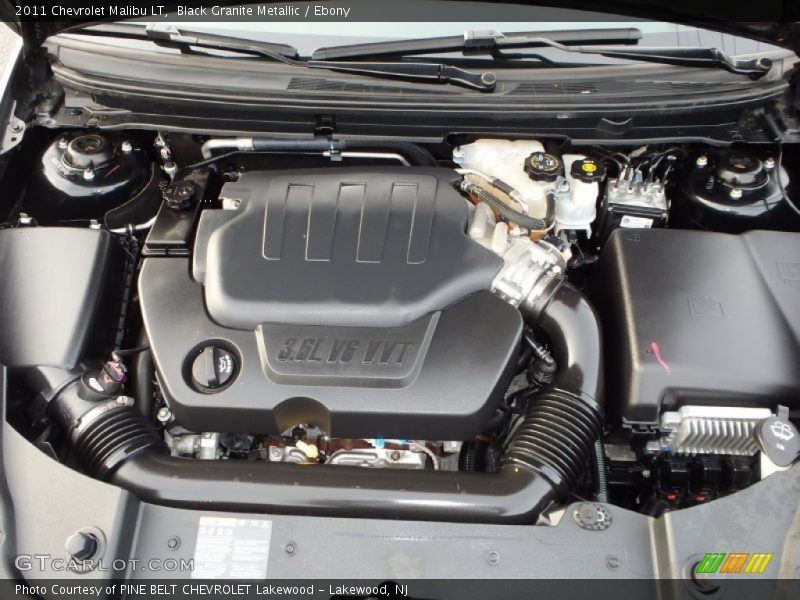Black Granite Metallic / Ebony 2011 Chevrolet Malibu LT