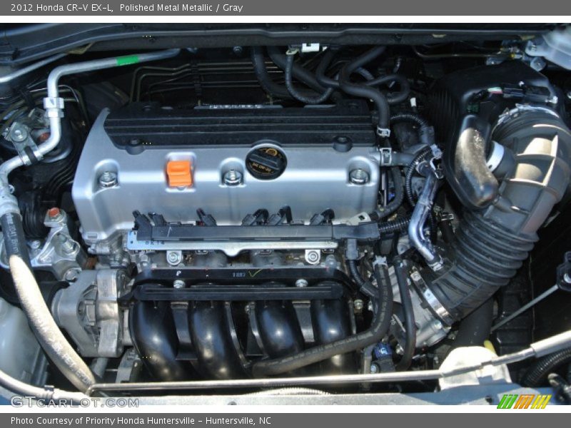 Polished Metal Metallic / Gray 2012 Honda CR-V EX-L