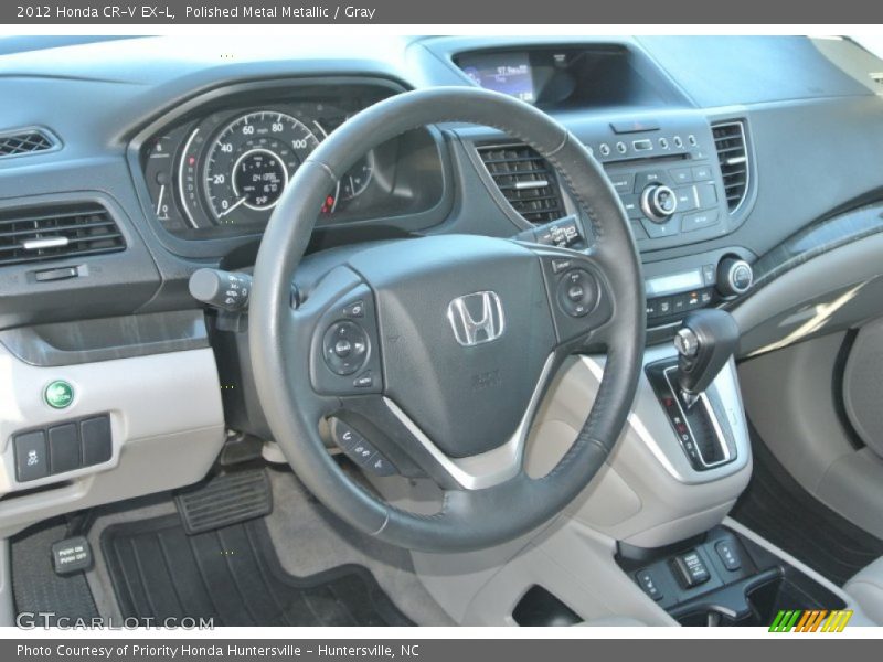 Polished Metal Metallic / Gray 2012 Honda CR-V EX-L