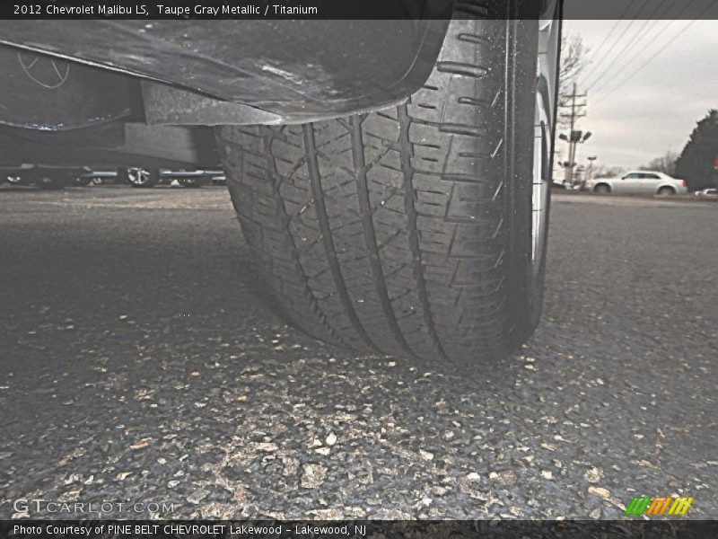 Taupe Gray Metallic / Titanium 2012 Chevrolet Malibu LS