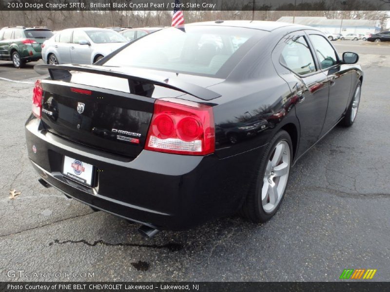 Brilliant Black Crystal Pearl / Dark Slate Gray 2010 Dodge Charger SRT8