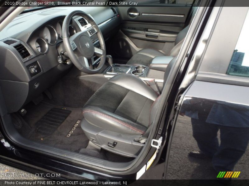 Brilliant Black Crystal Pearl / Dark Slate Gray 2010 Dodge Charger SRT8