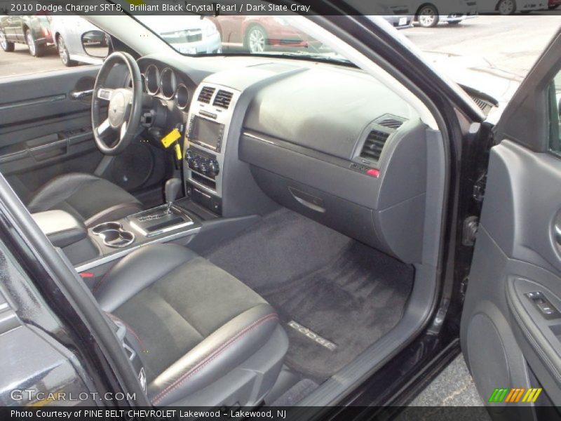 Brilliant Black Crystal Pearl / Dark Slate Gray 2010 Dodge Charger SRT8