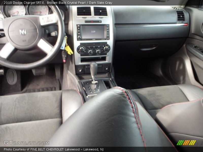 Brilliant Black Crystal Pearl / Dark Slate Gray 2010 Dodge Charger SRT8