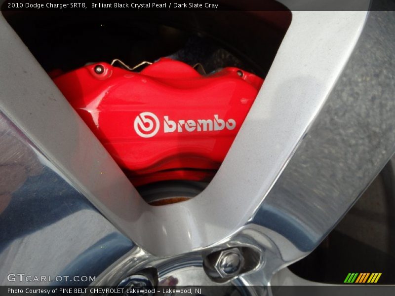 Brilliant Black Crystal Pearl / Dark Slate Gray 2010 Dodge Charger SRT8