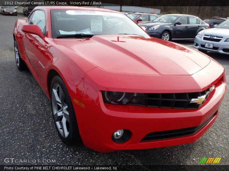 Victory Red / Black 2012 Chevrolet Camaro LT/RS Coupe