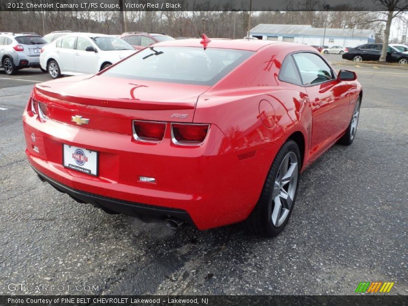 Victory Red / Black 2012 Chevrolet Camaro LT/RS Coupe