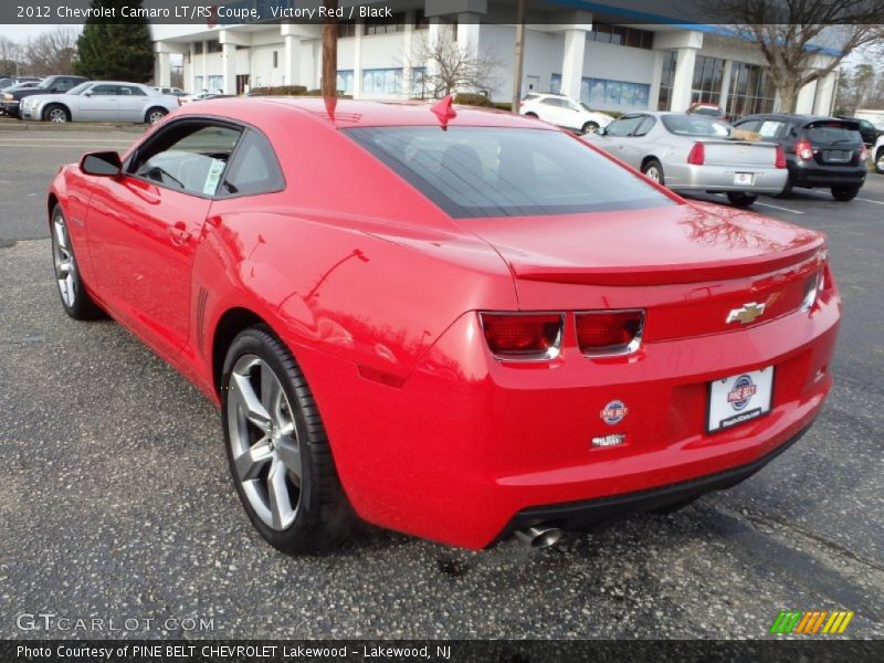 Victory Red / Black 2012 Chevrolet Camaro LT/RS Coupe