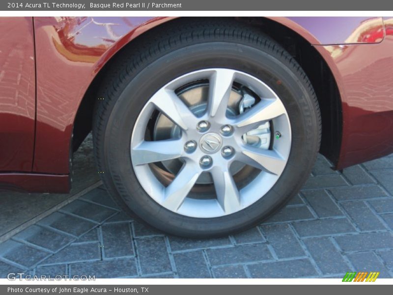 Basque Red Pearl II / Parchment 2014 Acura TL Technology