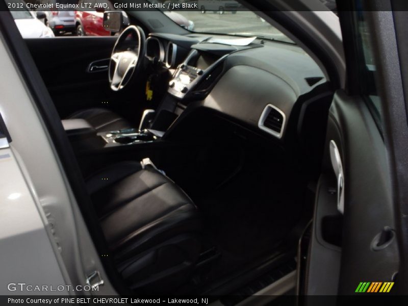 Gold Mist Metallic / Jet Black 2012 Chevrolet Equinox LTZ AWD