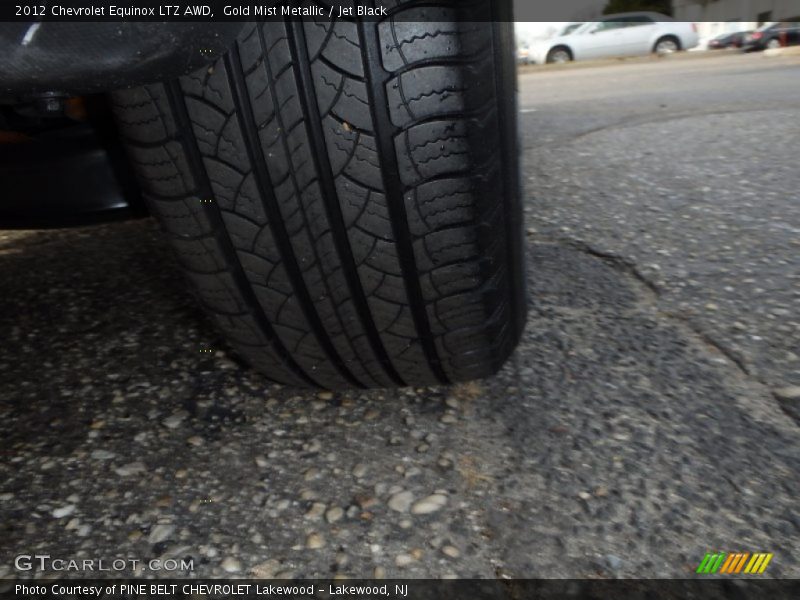 Gold Mist Metallic / Jet Black 2012 Chevrolet Equinox LTZ AWD