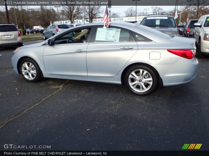 Iridescent Silver Blue Metallic / Camel 2011 Hyundai Sonata Limited