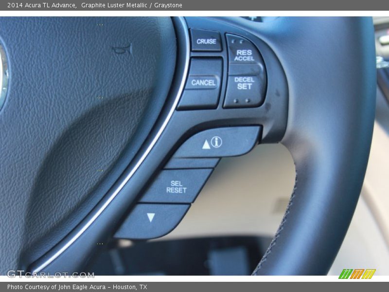 Graphite Luster Metallic / Graystone 2014 Acura TL Advance
