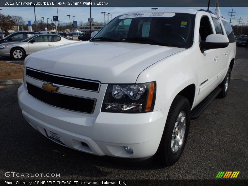 Summit White / Ebony 2013 Chevrolet Suburban LT 4x4
