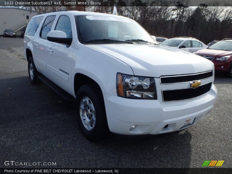 Summit White / Ebony 2013 Chevrolet Suburban LT 4x4