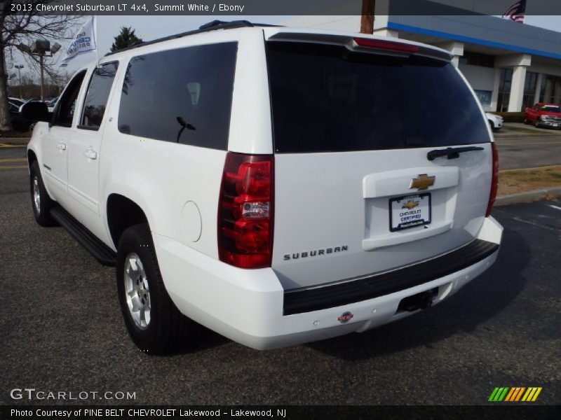 Summit White / Ebony 2013 Chevrolet Suburban LT 4x4